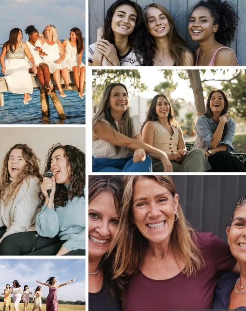 Diverse group of women supporting one another—healing, authenticity, and wholeness.