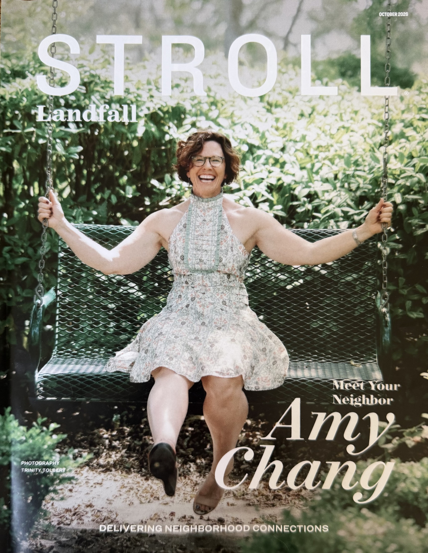 Amy Chang on Stroll Landfall magazine cover Amy Chang on Stroll Landfall magazine cover