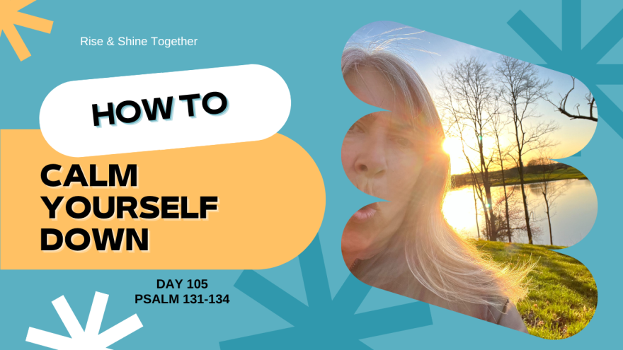 Day 105- How to calm down