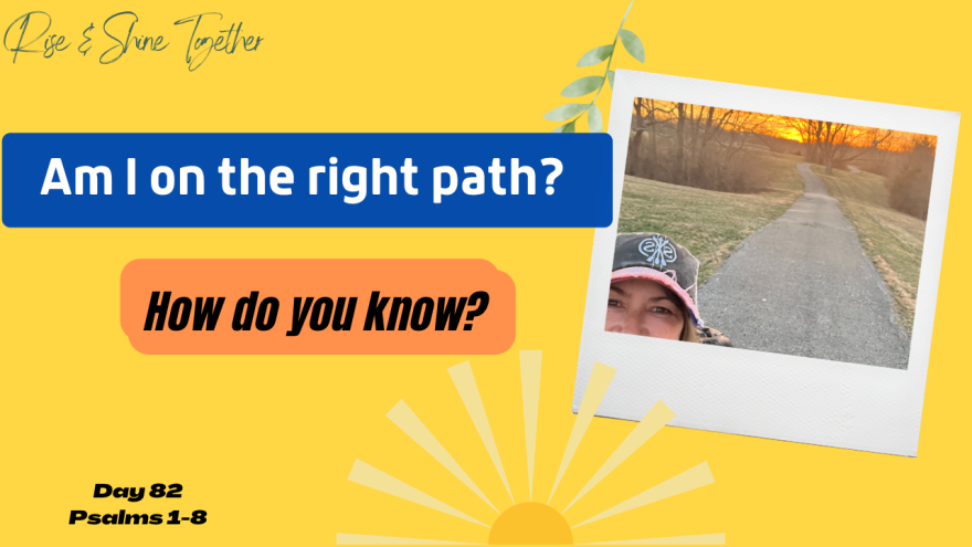 Day 82- Am I on the Right path?