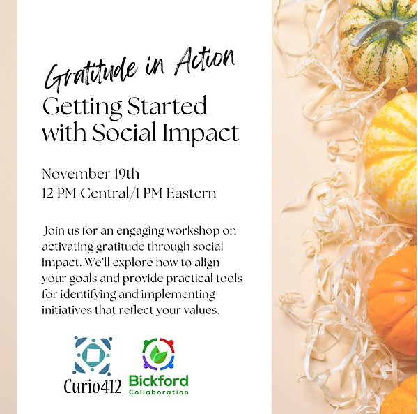 Invitation to Social Impact event 11-19-2024