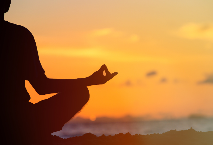 CHristine in Yoga Class